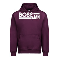 Mauve Wine boss man Urban Hoodie - linhVisuals