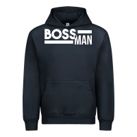 Navy boss man Urban Hoodie - linhVisuals