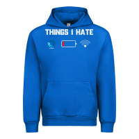 Cobalt funny things i hate low battery and wifi connection Urban Hoodie - linhVisuals