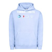 Pigment Grape Ice funny things i hate low battery and wifi connection Urban Hoodie - linhVisuals