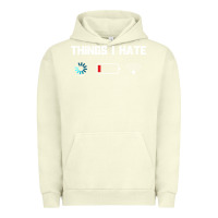 Pigment Pistachio funny things i hate low battery and wifi connection Urban Hoodie - linhVisuals