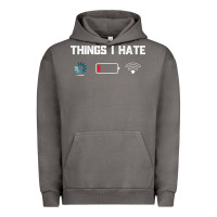 Pigment Tornado funny things i hate low battery and wifi connection Urban Hoodie - linhVisuals