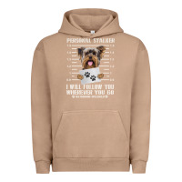 Pigment Burro funny yorkie personal stalker yorkshire terrier  dog i will follow you Urban Hoodie - linhVisuals