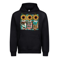 Black mason jar, sunflower Urban Hoodie - JahusDesignShop