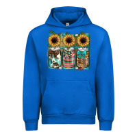 Cobalt mason jar, sunflower Urban Hoodie - JahusDesignShop