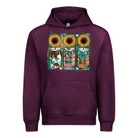 Mauve Wine mason jar, sunflower Urban Hoodie - JahusDesignShop