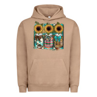 Pigment Burro mason jar, sunflower Urban Hoodie - JahusDesignShop