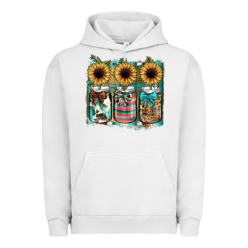 Mason Jar, Sunflower Urban Hoodie by JahusDesignShop | Teevron
