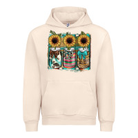 Sandshell mason jar, sunflower Urban Hoodie - JahusDesignShop
