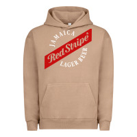 Pigment Burro jamaica red stripe lager beer Urban Hoodie - linhVisuals