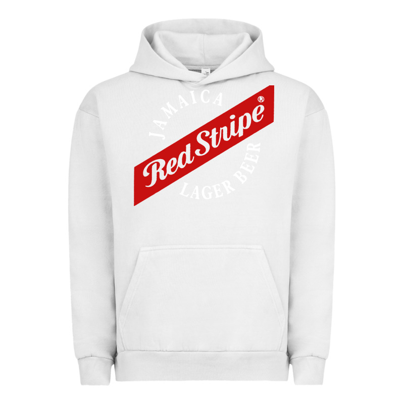 Jamaica Red Stripe Lager Beer Urban Hoodie by linhVisuals | Teevron