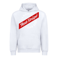White jamaica red stripe lager beer Urban Hoodie - linhVisuals