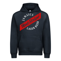 Navy jamaica red stripe lager beer Urban Hoodie - linhVisuals