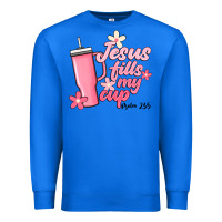 True Royal jesus fills my cup Premium Sweatshirt - JahusDesignShop