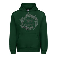 Forest Green Lady Macbeth Shakespeare Quote Urban Hoodie - linhVisuals