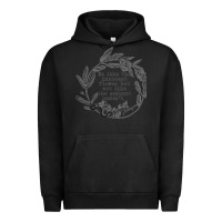 Pigment Black Lady Macbeth Shakespeare Quote Urban Hoodie - linhVisuals