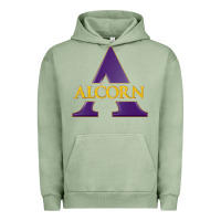Pigment Oil Green Alcorn Athletics Urban Hoodie - linhVisuals