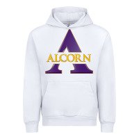 White Alcorn Athletics Urban Hoodie - linhVisuals
