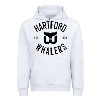 White hartford ice hockey 1979 Urban Hoodie - linhVisuals