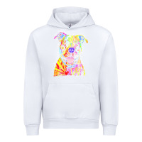 White pitbull t  shirt beware of pitbulls they will steal your heart t  shir Urban Hoodie - linhVisuals