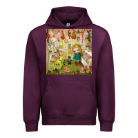 Mauve Wine Mark Ryden - The Magic Sircus Urban Hoodie - linhVisuals
