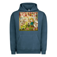 Pigment Midnight Navy Mark Ryden - The Magic Sircus Urban Hoodie - linhVisuals
