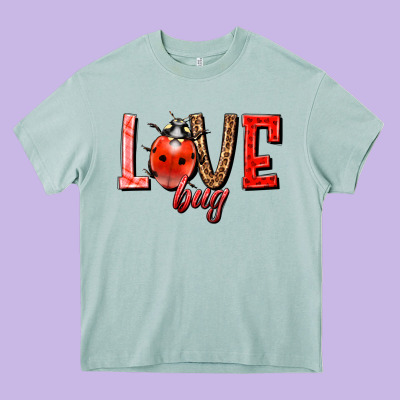 Love Bug Heavy Core Tee Designed By Howdyjamesfarm