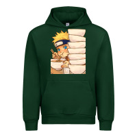 Forest Green Nar Manga Ruto Ramen Urban Hoodie - linhVisuals
