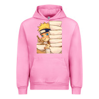 Fuchsia Pink Nar Manga Ruto Ramen Urban Hoodie - linhVisuals