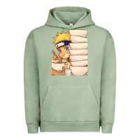 Pigment Oil Green Nar Manga Ruto Ramen Urban Hoodie - linhVisuals