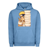 Pigment Pebble Blue Nar Manga Ruto Ramen Urban Hoodie - linhVisuals