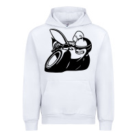 White Scat pack Urban Hoodie - linhVisuals