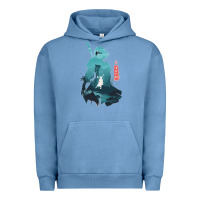 Pigment Pebble Blue Nier Automata Urban Hoodie - linhVisuals