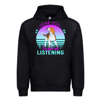 Black beagle t  shirt i hear you i'm just not listening beagle lover t  shir Urban Hoodie - linhVisuals