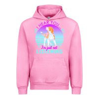 Fuchsia Pink beagle t  shirt i hear you i'm just not listening beagle lover t  shir Urban Hoodie - linhVisuals