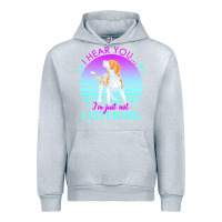 Heather Grey beagle t  shirt i hear you i'm just not listening beagle lover t  shir Urban Hoodie - linhVisuals