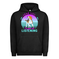 Pigment Black beagle t  shirt i hear you i'm just not listening beagle lover t  shir Urban Hoodie - linhVisuals