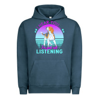 Pigment Midnight Navy beagle t  shirt i hear you i'm just not listening beagle lover t  shir Urban Hoodie - linhVisuals