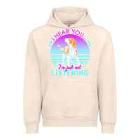 Sandshell beagle t  shirt i hear you i'm just not listening beagle lover t  shir Urban Hoodie - linhVisuals