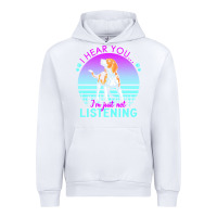 White beagle t  shirt i hear you i'm just not listening beagle lover t  shir Urban Hoodie - linhVisuals