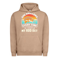 Pigment Burro she swallows every time i bring my rod t  shirt she swallows every tim Urban Hoodie - linhVisuals