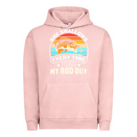 Pigment Salmon she swallows every time i bring my rod t  shirt she swallows every tim Urban Hoodie - linhVisuals