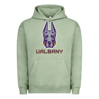 Pigment Oil Green Ualbany Great Danes Urban Hoodie - linhVisuals