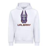 White Ualbany Great Danes Urban Hoodie - linhVisuals