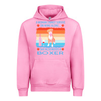 Fuchsia Pink boxer t  shirt a woman cannot survive on wine alone she also needs box Urban Hoodie - linhVisuals