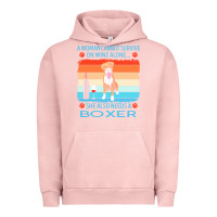 Pigment Salmon boxer t  shirt a woman cannot survive on wine alone she also needs box Urban Hoodie - linhVisuals