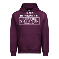 Mauve Wine i lost my virginity at shen yun 2022   t shirt Urban Hoodie - linhVisuals
