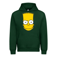 Forest Green kartun bart simpson mask Urban Hoodie - linhVisuals