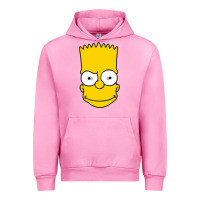 Fuchsia Pink kartun bart simpson mask Urban Hoodie - linhVisuals
