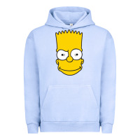 Pigment Grape Ice kartun bart simpson mask Urban Hoodie - linhVisuals